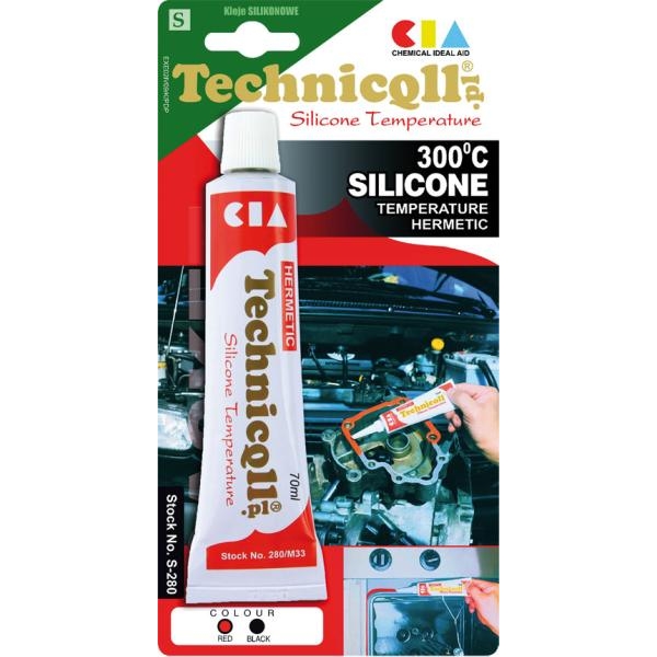 Silicon negru pentru motoare Technicqll 70ml