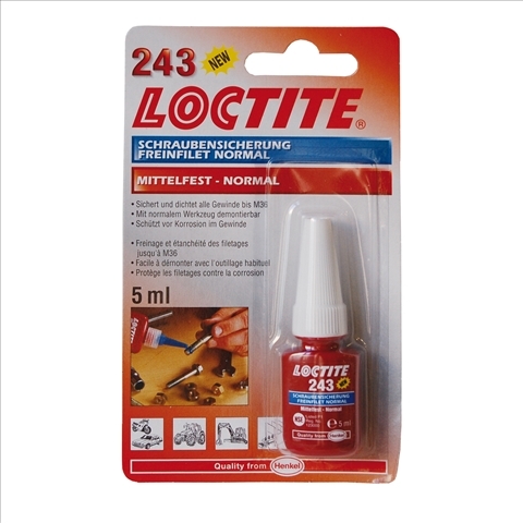 Asigurator filete 5ml Loctite 243