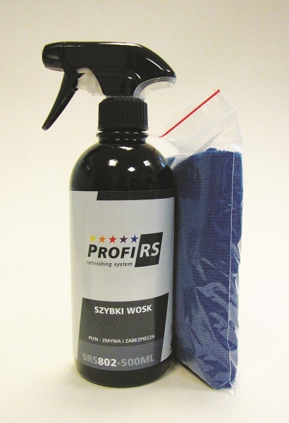 Solutie ceara rapida 500 ml cu carpa microfibra
