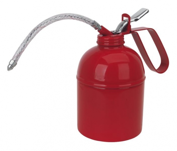 Pompa manuala Gresor metal cu furtun flexibil 500 ml