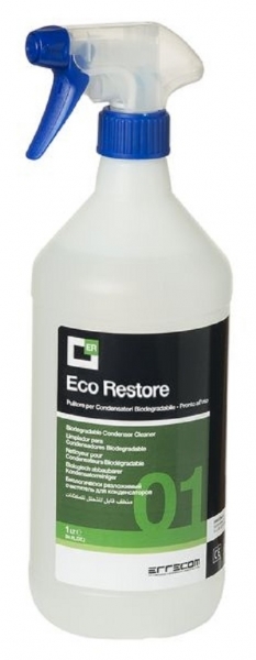 Spray curatare sistem climatizare condensatoare AC ERRECOM ECO RESTORE concentrat 1: 4 1 litru